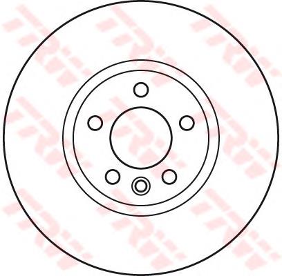 Тормоз дисковый передний TRW DF6124S цена, от 65.52 USD