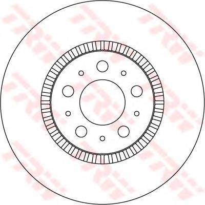 Disco do freio dianteiro Maxgear 191006