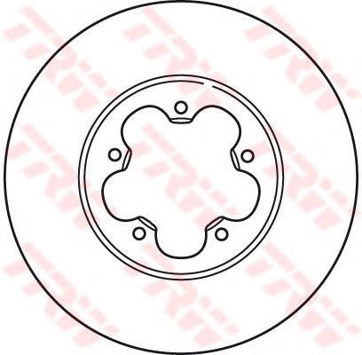 Тормоз дисковый передний TRW DF2389S цена, от 50.10 USD