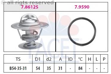 78612 Facet termostato