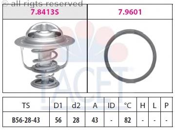 7.8640 Facet termostato