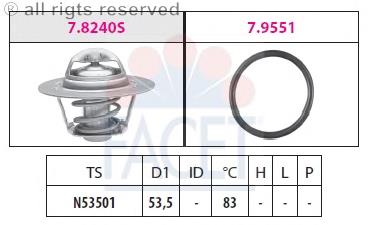 78654 Facet termostato