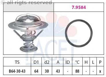 Termostato 78651 Facet