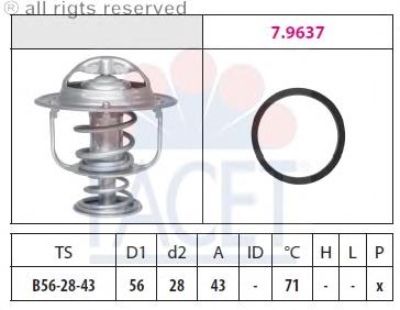 7.8650 Facet termostato