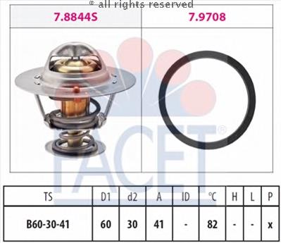 78844 Facet termostato