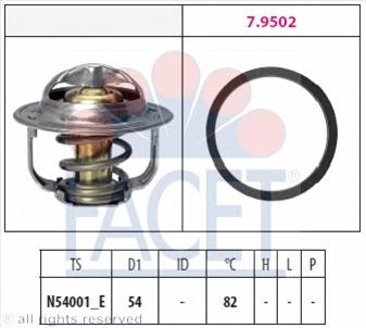 Купить 78800 Facet Автомобильный термостат