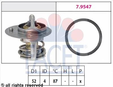 7.8825 Facet termostato