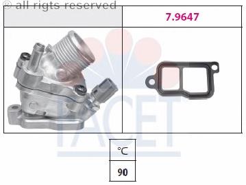 7.8732 Facet caixa do termostato