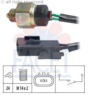 Sensor de ativação das luzes de marcha à ré para Hyundai Santa Fe 