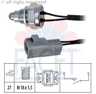 225751 Peugeot/Citroen sensor de ativação das luzes de marcha à ré