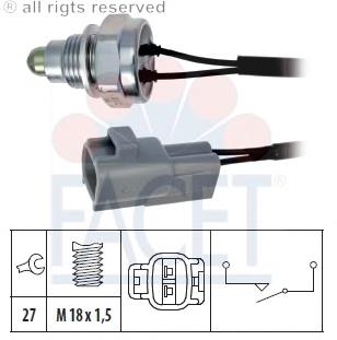 7.6259 Facet sensor de ativação das luzes de marcha à ré