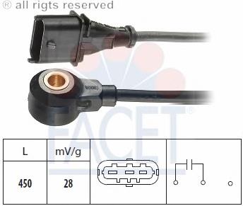 6238081 General Motors sensor de detonação