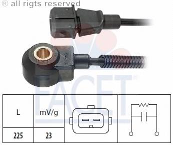 0907088 Metzger sensor de detonação