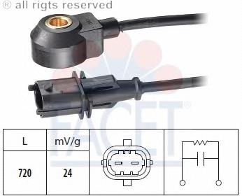 AS10213 Delphi sensor de detonação