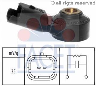 Sensor de detonação para MINI Clubman (R55)