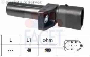 90608 Facet sensor de posição (de revoluções de cambota)