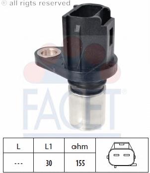 LR004255 Land Rover sensor de posição (de revoluções de cambota)