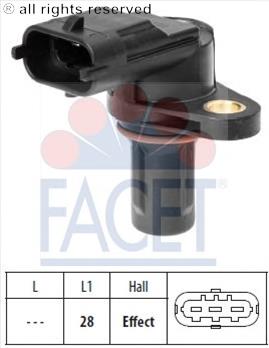 Sensor de posição da árvore distribuidora para Fiat Fiorino (225)