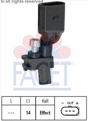 SAG287 Magneti Marelli sensor de posição (de revoluções de cambota)