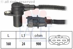 90588 Facet sensor de posição (de revoluções de cambota)