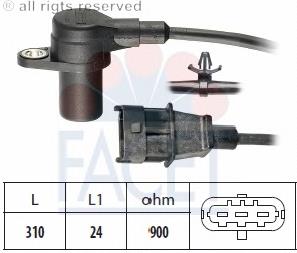 9.0570 Facet sensor de posição (de revoluções de cambota)