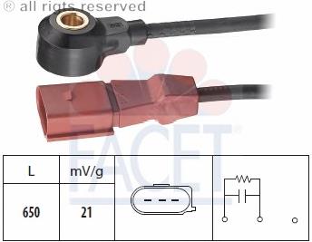 Sensor de detonação 06B905377A VAG