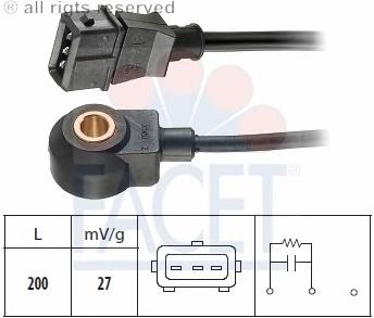 Sensor de detonação 60602832 Fiat/Alfa/Lancia