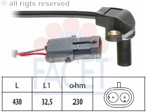 2375000QAC Renault (RVI) sensor de posição (de revoluções de cambota)