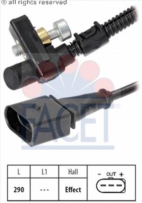 A6115120 Bogap sensor de posição (de revoluções de cambota)