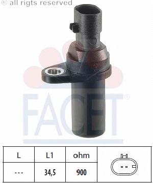 46815160 Fiat/Alfa/Lancia sensor de posição (de revoluções de cambota)