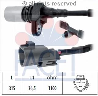 90502 Facet sensor de posição (de revoluções de cambota)