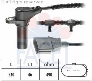 90504 Facet sensor de posição (de revoluções de cambota)