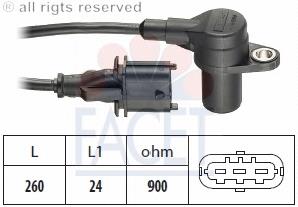 90476 Facet sensor de posição (de revoluções de cambota)