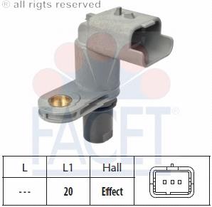 303272 Bougicord sensor de posição da árvore distribuidora