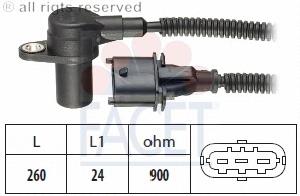 J5660314 Jakoparts sensor de posição (de revoluções de cambota)