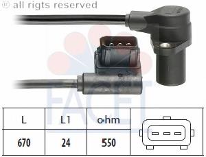 90485 Facet sensor de posição (de revoluções de cambota)