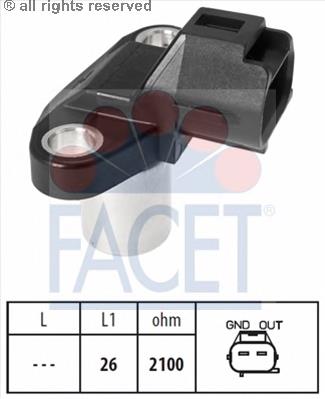 97160535 Opel sensor de posição da árvore distribuidora