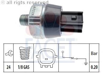 70166 Facet sensor de pressão de óleo
