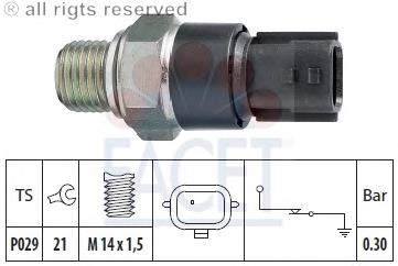 Sensor de pressão de óleo para Dacia Lodgy (JS)