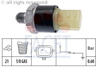 6ZL 009 600-221 HELLA sensor de pressão de óleo