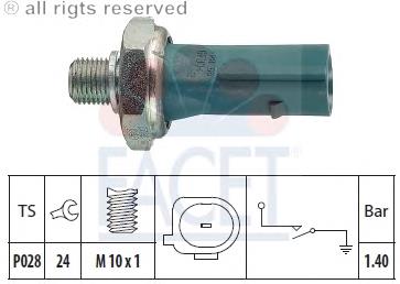 1800171 EPS sensor de pressão de óleo