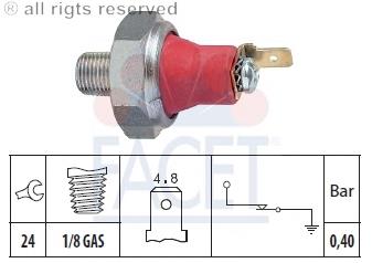 P94580327 General Motors sensor de pressão de óleo