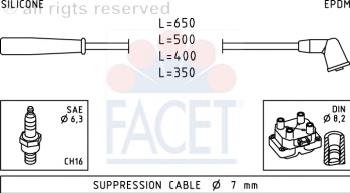 0K30A18140A Market (OEM) fios de alta voltagem, kit