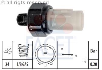 6ZL 014 396-001 HELLA sensor de pressão de óleo