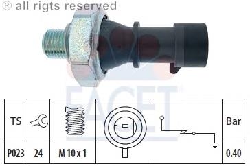 70183 Facet sensor de pressão de óleo