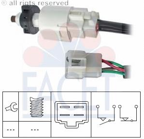 9213767 General Motors sensor de ativação do sinal de parada