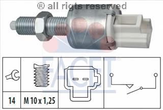 Sensor de ativação de embraiagem 71259 Facet