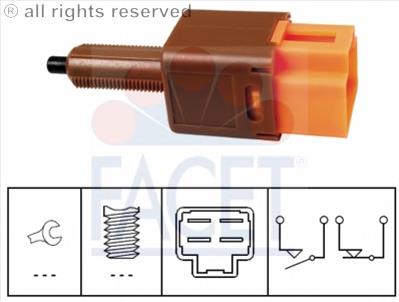 Sensor de ativação do sinal de parada para Nissan Micra (K14)