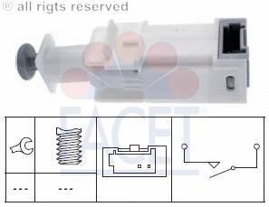 95510056 Opel sensor de ativação do sinal de parada