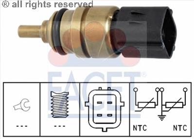 H562I01 NPS sensor de temperatura do fluido de esfriamento